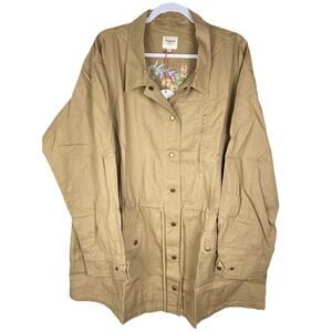 Hayden Los Angeles Embroidered Utility Jacket Size 2XL NWT